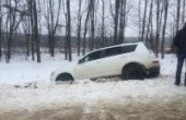Авария по дороге в Новоселки