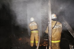 В первую ночь Нового года в Зендиково горела баня