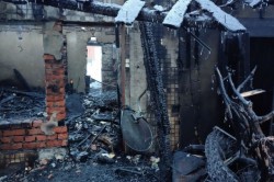 Мужчина сгорел в результате пожара в доме в Лидах