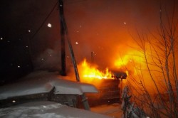 Баня снова горела в городском округе Кашира