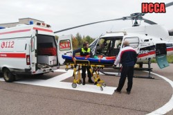 2-годовалая девочка получила ожоги и была транспортирована вертолетом санавиации