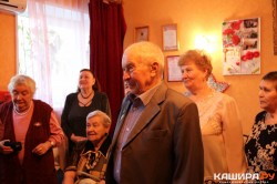 Чествование Алексея Ивановича Бармина с 90-летним юбилеем