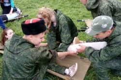 Каширские кадеты приняли участие в областном военно-спортивном конкурсе