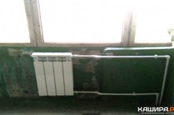 Подъезд дома на ул. Садовой в Кашире-2 по предписанию Госжилинспекции оборудовали батареями отопления