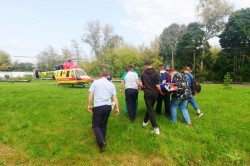 16-летнего парня в тяжелом состоянии госпитализировали вертолетом санавиации из Каширской ЦРБ