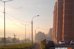 Пришла жара: Каширу-2 «накрыл» густой дым горящей растительности