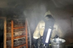 Пожар в хозпостройке ликвидировали в деревне Тарасково