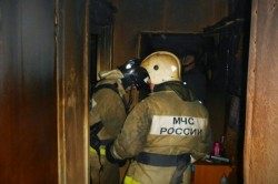 При пожаре в квартире в Кашире-2 пострадал человек
