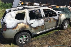 Автомобиль «Renault Duster» сгорел в деревне Тарасково