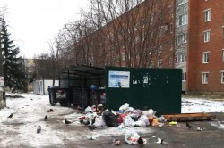 Жильцы домов по улице Садовой хотят установить камеру наблюдения, чтобы следить за чистотой контейнерной площадки
