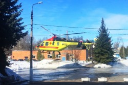 Пострадавший в ДТП на Каширском проспекте 36-летний мужчина доставлен вертолетом в Красногорск