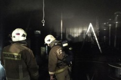 Полтора десятка человек участвовали в ликвидации пожара в Ледово
