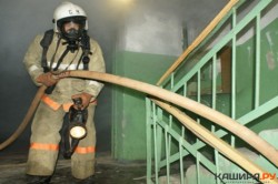 В квартире на улице Новой в Кашире-1 произошел пожар