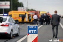 Три человека стали жертвами пятничного ДТП с автомобилями Lada и Mitsubishi на трассе «Каспий»