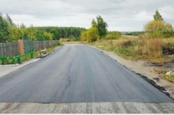 Отремонтирована часть проблемного участка дороги между «Новотрансом» и Ожерельем