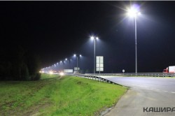 На автодорогах Каширы обновят больше 3,5 км линий электроосвещения