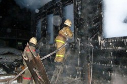 Садовый дом горел прошлой ночью в СНТ под Каширой