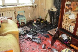 Горящая кровать и сильное задымление: подробности квартирного пожара в Кашире-3