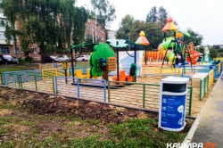 Детский игровой «Замок» «вырос» во дворе улиц Юбилейной, Вахрушева и Гвардейской