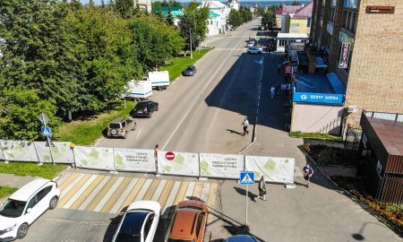 Движение транспорта с сегодняшнего дня закрыто по улице Советской в Кашире-1