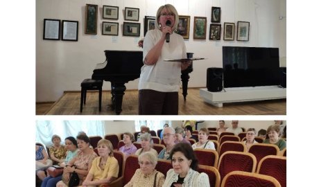 Открытие выставки "Женский взгляд. Поленовы" в Каширском краеведческом музее.