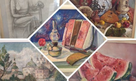 Выставка творческих работ «Учитель и его ученики»