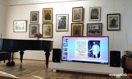 Открытие выставки графических работ ко дню рождения С.М. Харламова