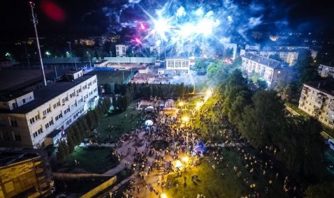 Салют Победы осветил небо над Каширой вечером 9 мая