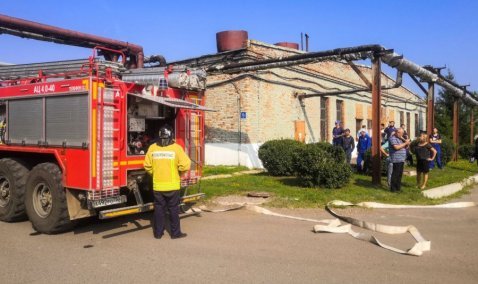 Возгорание с пострадавшим отработали в ходе учений на «Гофроне»