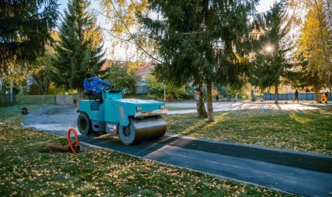 Благоустройство сквера в Большом Руново обещают завершить в ноябре
