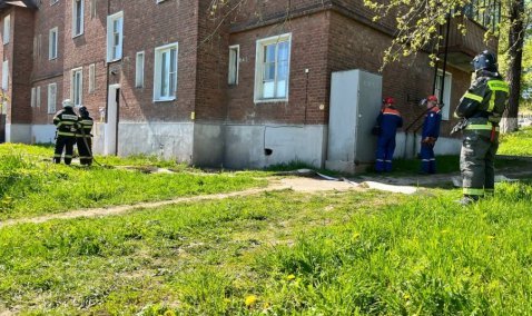 «Аварию» на газопроводе «ликвидировали» в Кашире коммунальные и спасательные службы