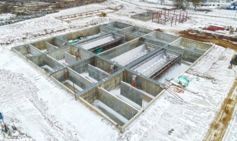 Новые очистные сооружения в Терново-1 построены на 45 процентов