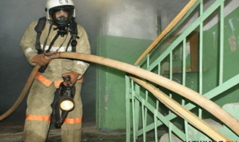 В квартире на улице Новой в Кашире-1 произошел пожар