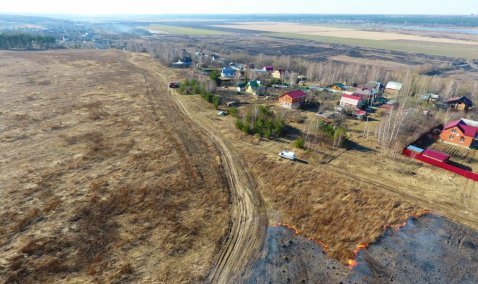 В Кашире определены населенные пункты, подверженные угрозе лесных пожаров