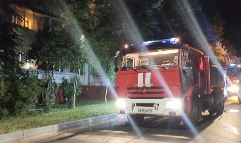 В результате пожара в квартире на улице Победы пострадал человек