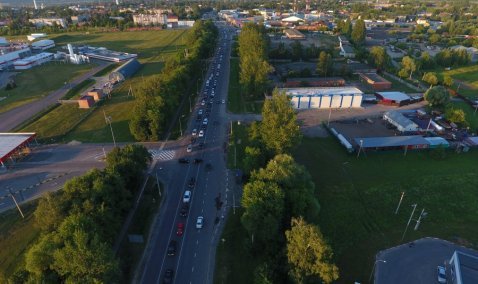 Многокилометровый затор образовался от улицы Стрелецкой в Кашире до М-4