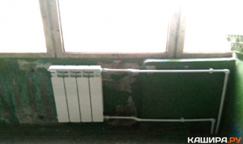 Подъезд дома на ул. Садовой в Кашире-2 по предписанию Госжилинспекции оборудовали батареями отопления