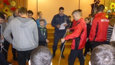 За звание "Лучший юный пожарный" поборолись каширские школьники