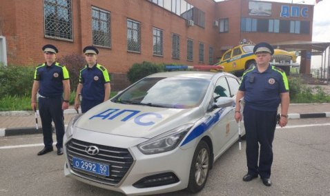 Каширские полицейские помогли водителю, который потерял сознание на трассе