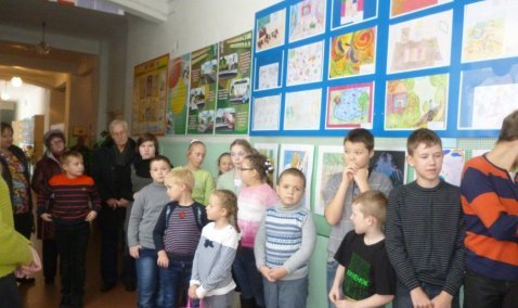 Открытие детской выставки "Мир, в котором я живу"