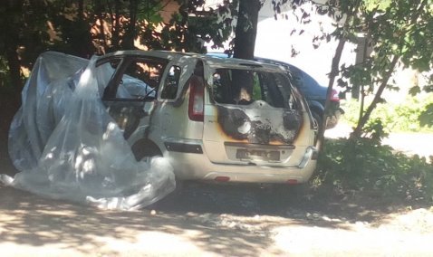 Автомобиль «Ford» сгорел прошедшей ночью в Кашире-3