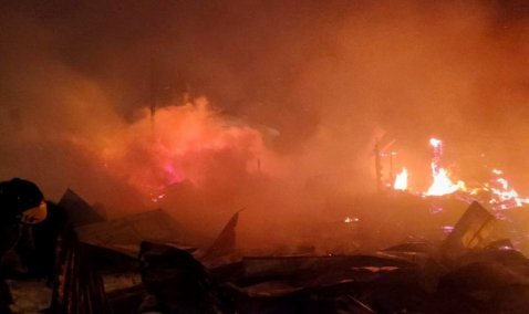 Два пожара произошло минувшей ночью в сельской местности городского округа Кашира