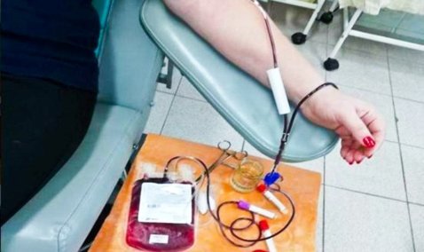 В донорском пункте Каширы добровольцы в течение трех дней сдавали кровь для нуждающихся