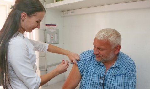 Мобильный медицинский комплекс возобновил работу в Кашире