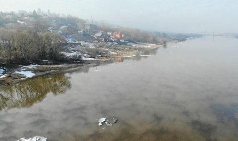 В Кашире подъем воды в Оке грозит в два раза превысить норму