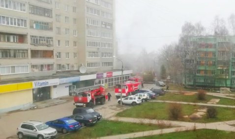 Продуктовый магазин в Кашире-2 пострадал в результате короткого замыкания