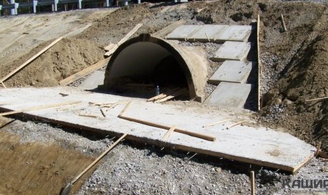 Водопропускная труба через реку Медведка отремонтирована