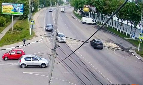 В Кашире-1 у воинской части убрали блоки и временный пост ДПС