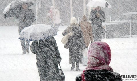 Метель, снег и минус 13 градусов ожидается в выходные