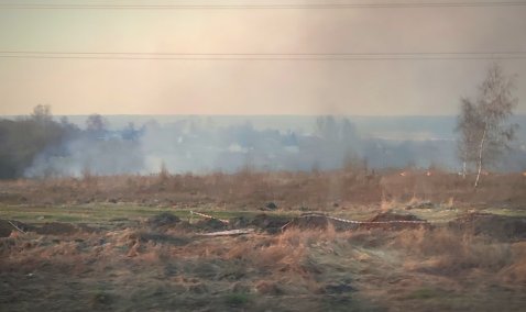 В МЧС напомнили об опасности пала сухой травы